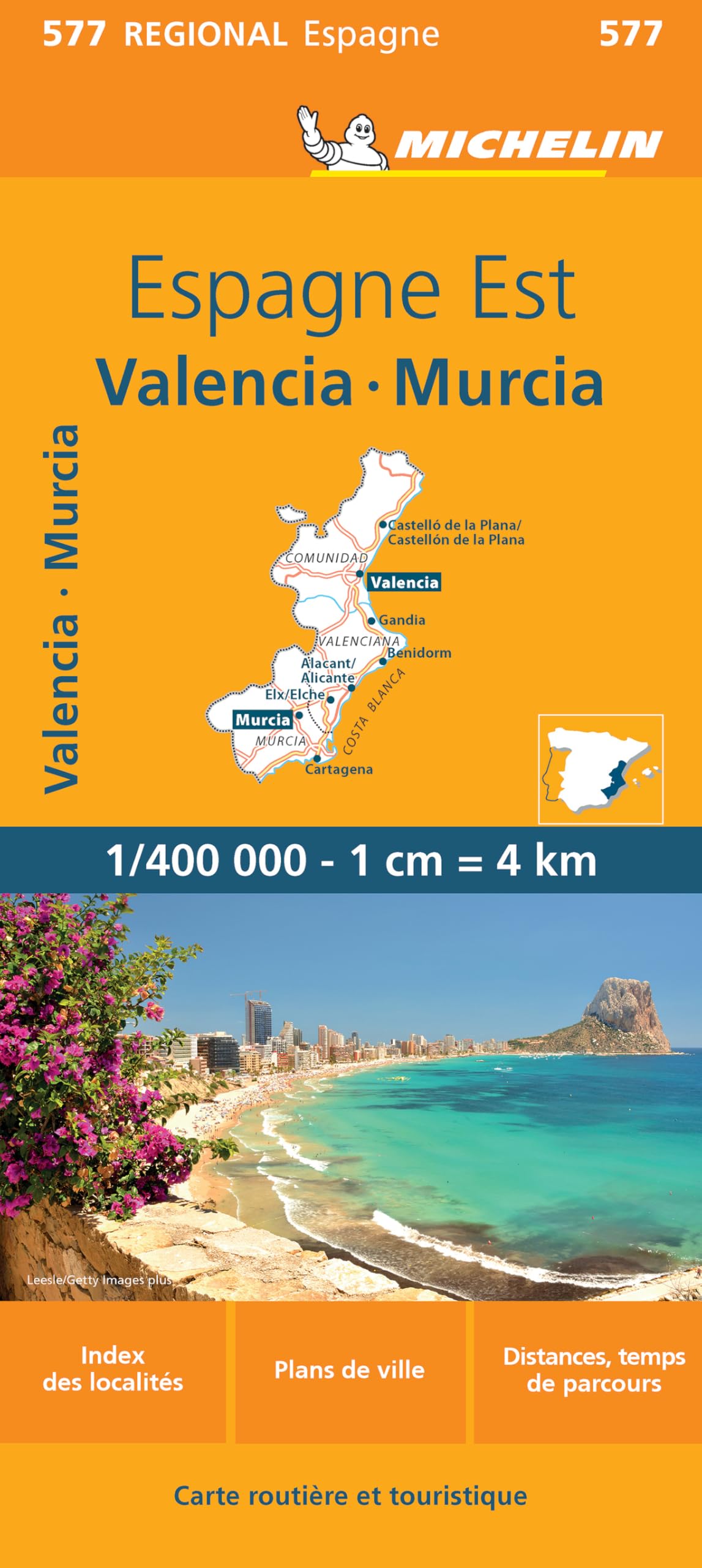 Libro: Carte Régionale Espagne Est : Valencia, Murcia (Multilingual Edition)