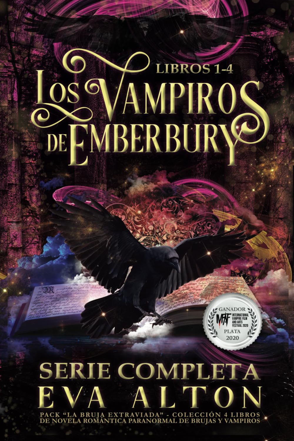 Libro: Los Vampiros de Emberbury Serie Completa Pack La Bruja Extraviada: Colección 4 libros de novela romántica paranormal de brujas y vampiros