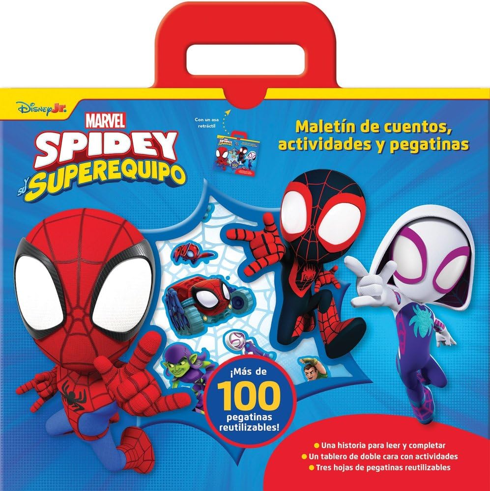 Libro: Spidey y su superequipo. Maletín de cuentos, actividades y pegatinas