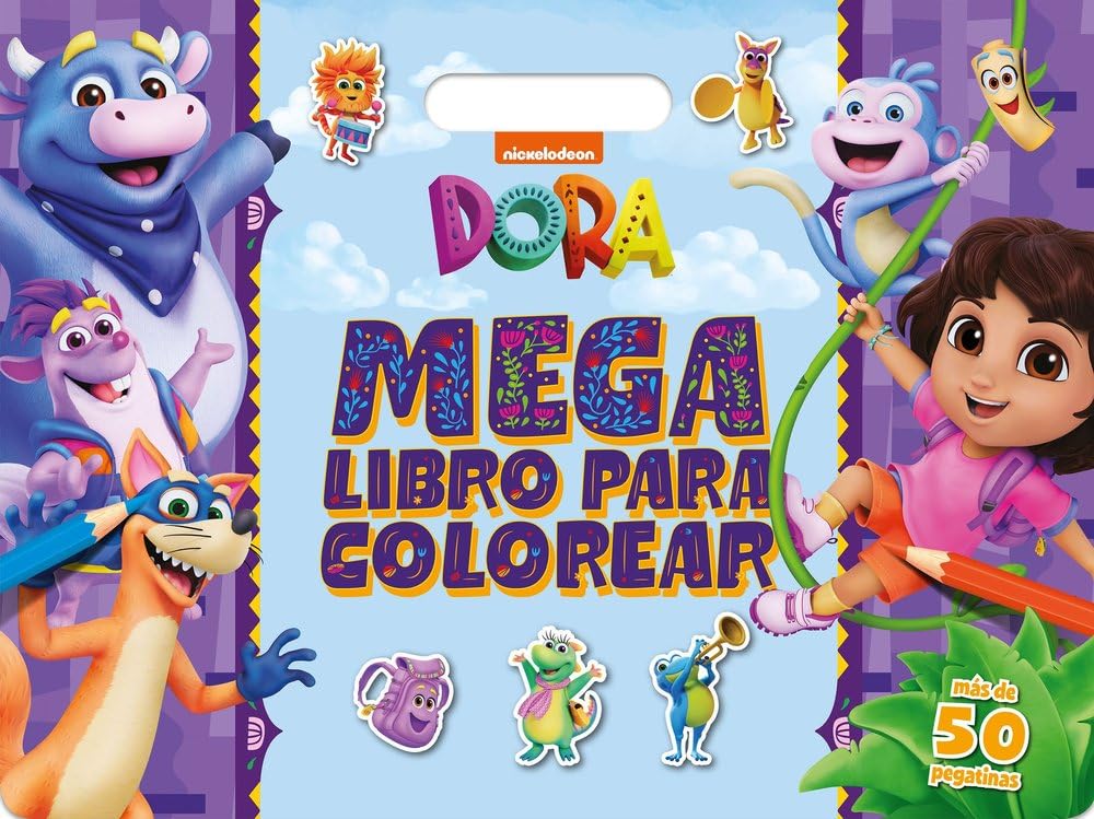 Libro: Dora. Megalibro para colorear: Con pegatinas