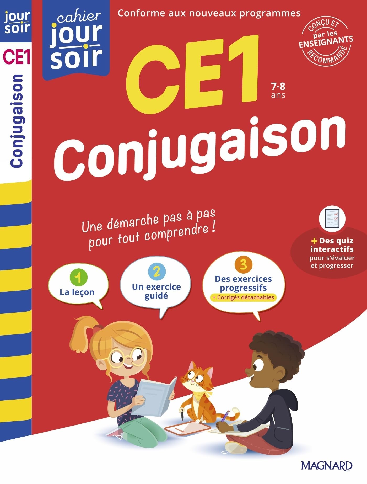 Libro: Conjugaison CE1 - Cahier Jour Soir: Conçu et recommandé par les enseignants