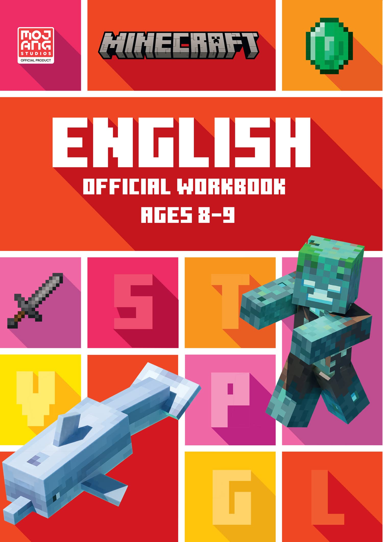 Libro: Minecraft English Ages 8-9: Official Workbook (Minecraft Education)