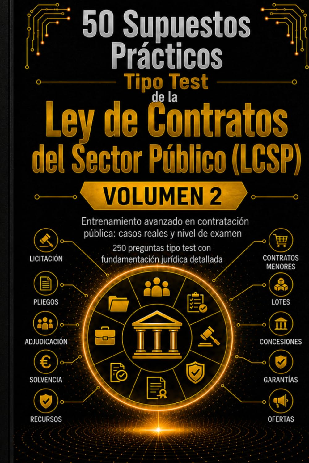 Libro: 50 SUPUESTOS PRÁCTICOS TIPO TEST DE LA LEY 9/2017 DE CONTRATOS DEL SECTOR PÚBLICO VOL. 2º: Entrenamiento avanzado en contratación pública: casos reales y nivel de examen (Spanish Edition)