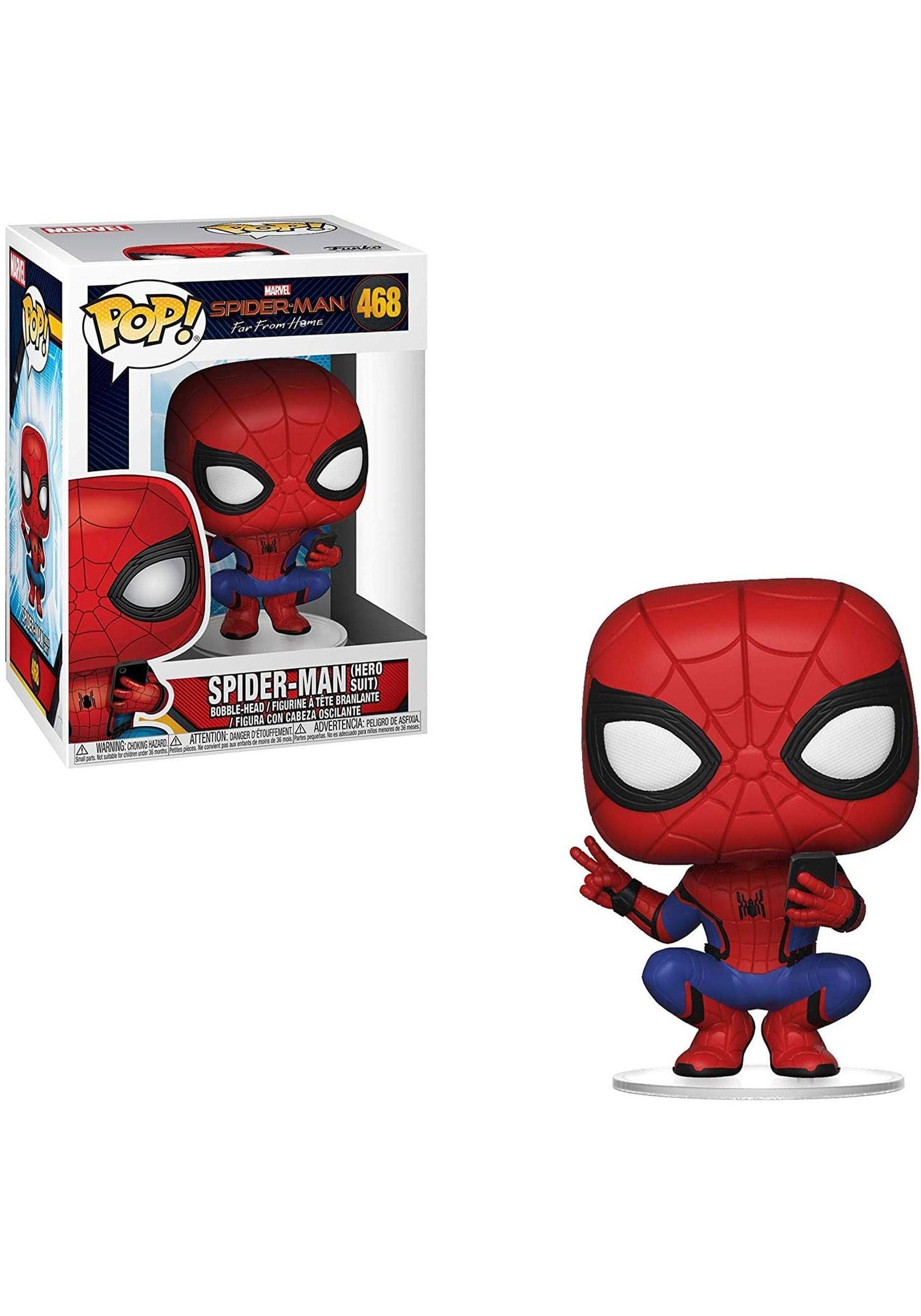 Funko Pop! Marvel: Spider-Man Far from Home - Spider-Man Hero Suit