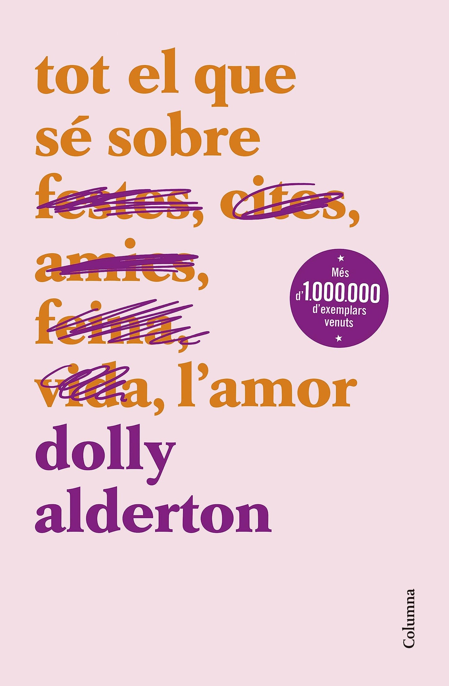 Libro: Tot el que sé sobre l'amor (NO FICCIÓ COLUMNA)