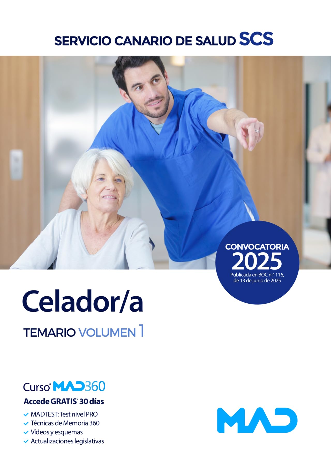 Libro: Celador/a del Servicio Canario de Salud . Temario volumen 1