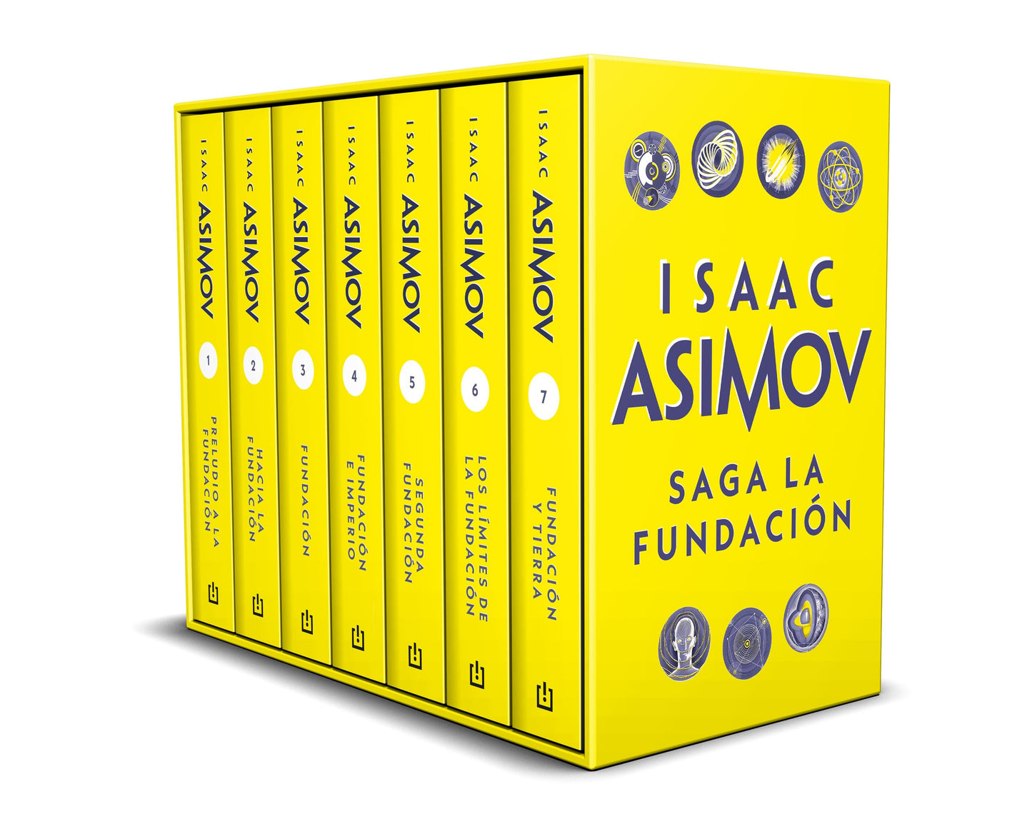 Libro: Estuche Saga la Fundación: (con: Preludio a la Fundación | Hacia la Fundación | Fundación | Fundación e imperio | Segunda Fundación | Los límites de la Fundación | Fundación y tierra) (Best Seller)