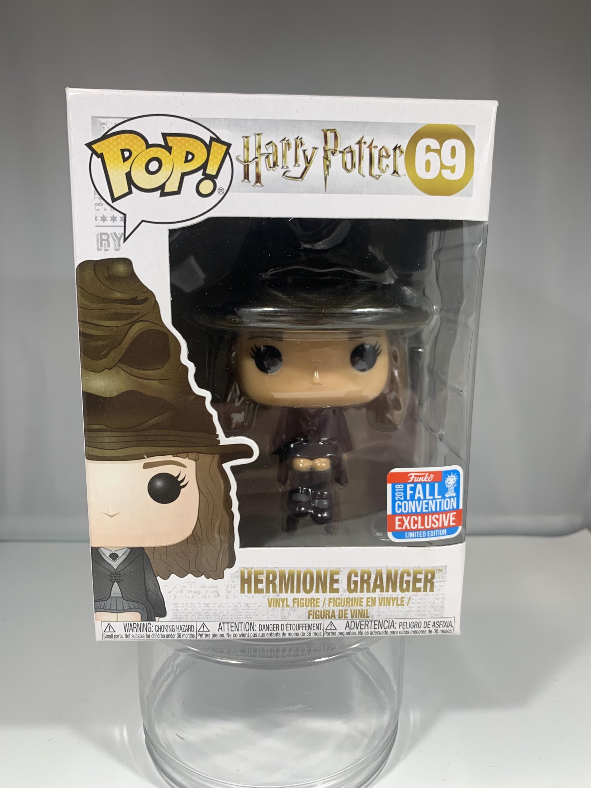 Funko Pop: Harry Potter Funko POP Hermione with Sorting Hat Fall Convention