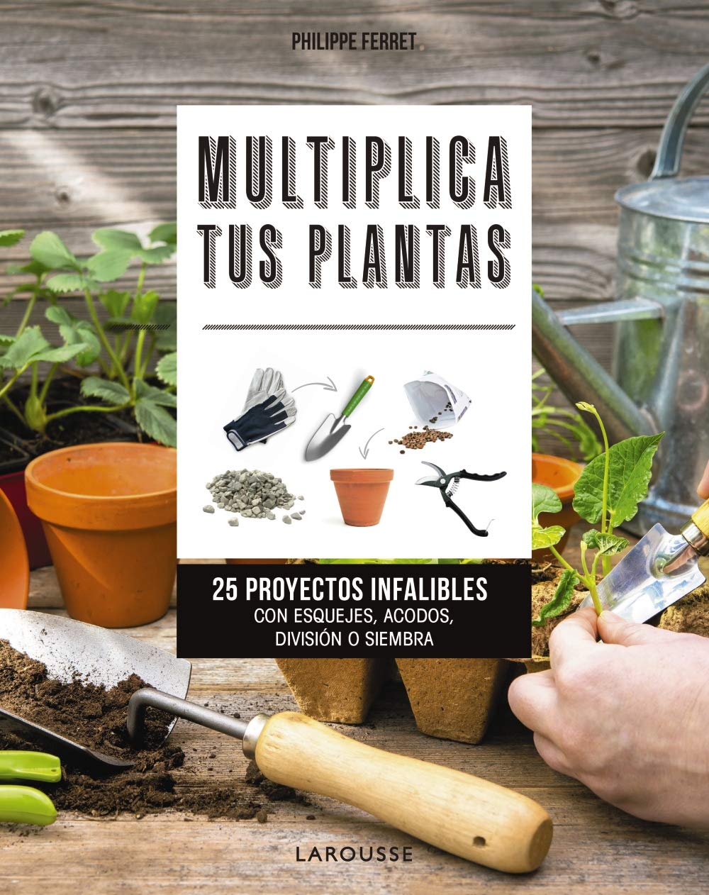 Libro: Multiplica tus plantas: 25 proyectos infalibles con esquejes, acodos, división o siembra (LAROUSSE - Libros Ilustrados/ Prácticos - Ocio y naturaleza - Jardinería)
