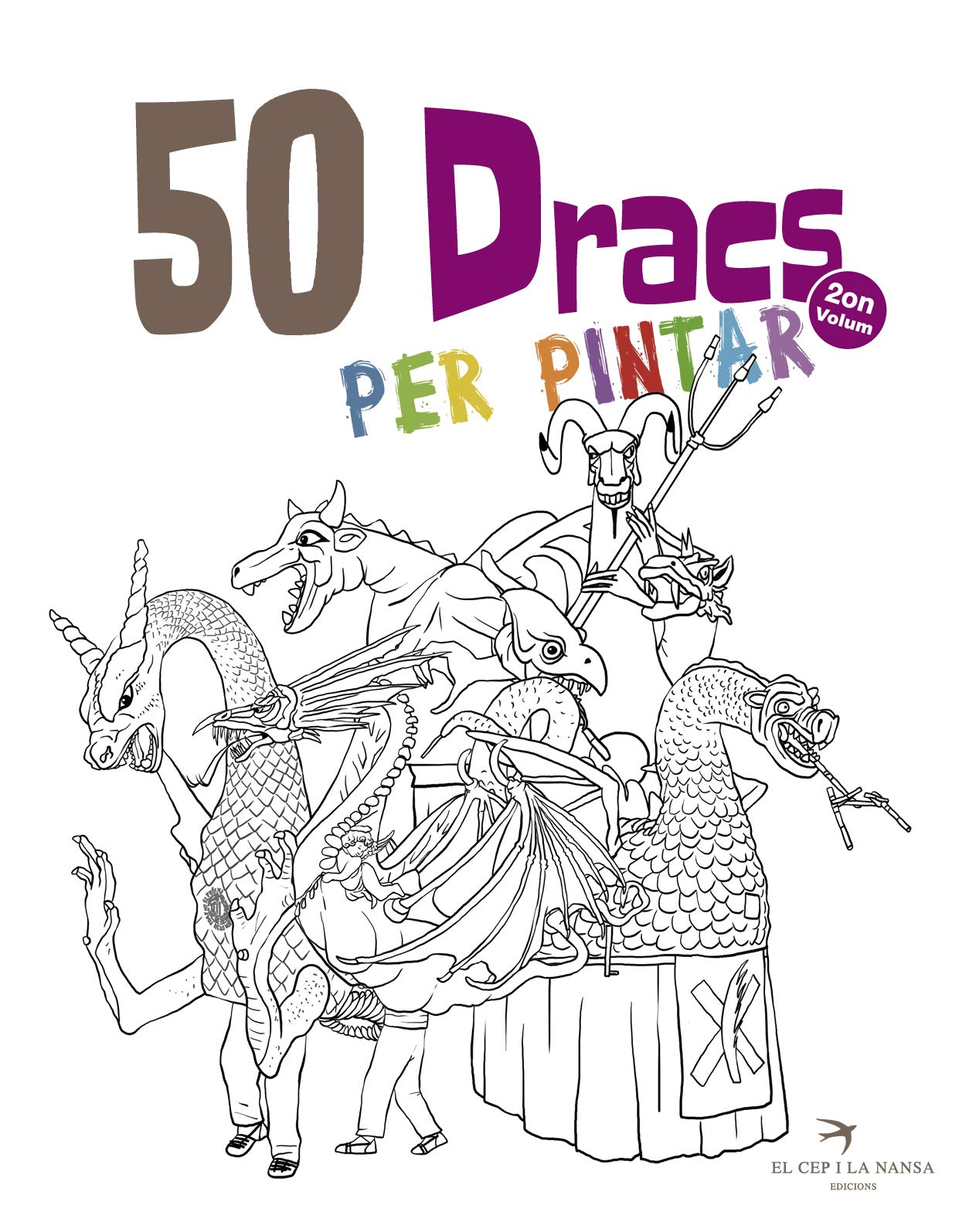 Libro: 50 Dracs per pintar. Volum 2
