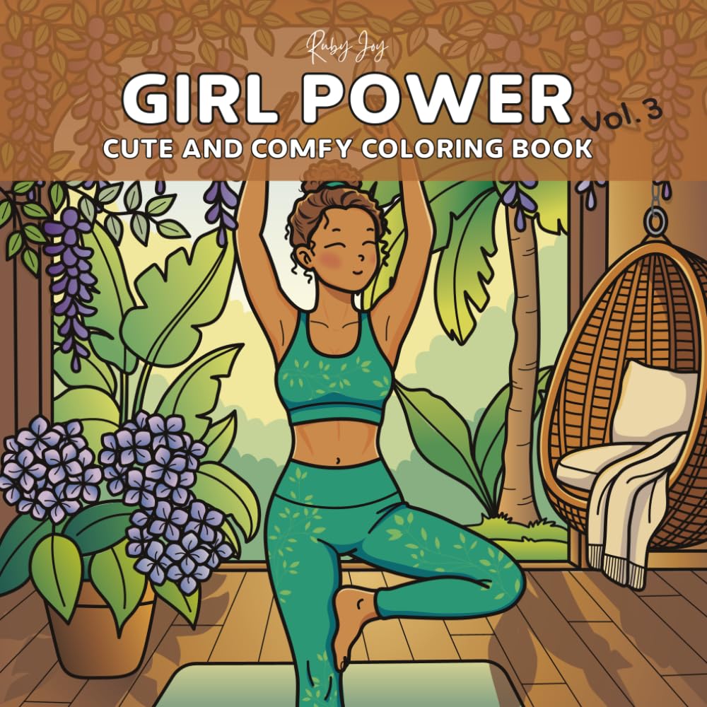 Libro: Girl Power 3: Cute and Comfy Coloring Book