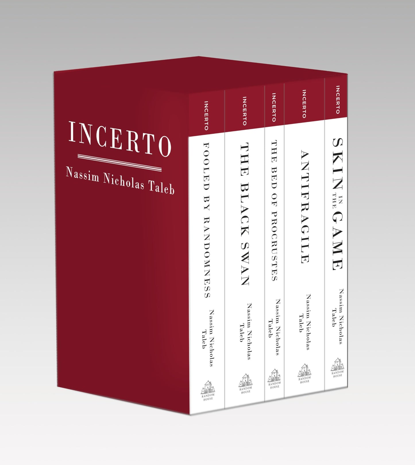 Libro: Incerto: Fooled by Randomness, The Black Swan, The Bed of Procrustes, Antifragile, Skin in the Game