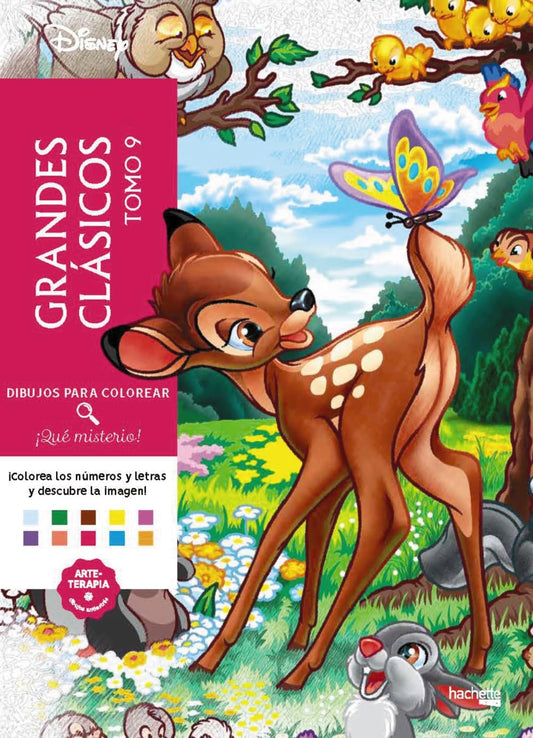 Dibujos para colorear, ¡qué misterio! Grandes clásicos, tomo 9 (Hachette HEROES - DISNEY - Arteterapia)