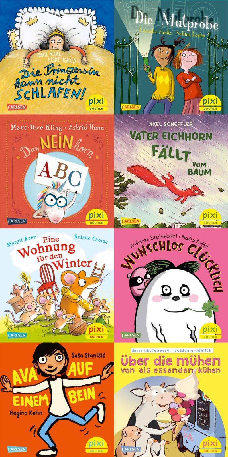 Libro: Pixi-8er-Set 295: Beliebte Autor*innen gratulieren Pixi (8x1 Exemplar)