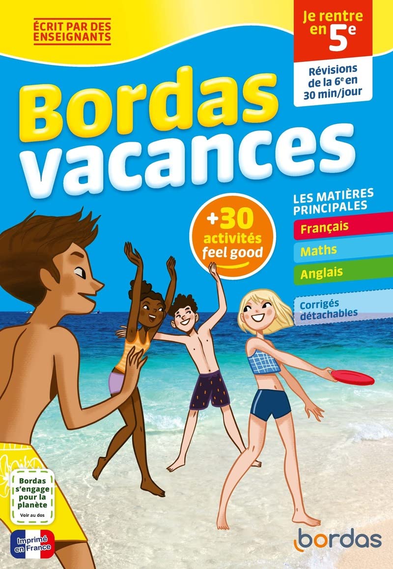 Libro: Bordas Vacances - Je rentre en 5e