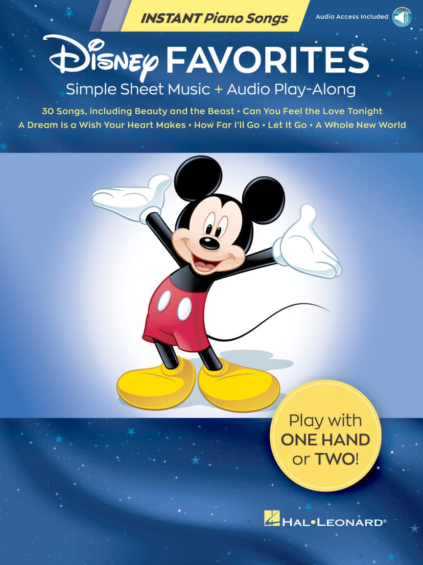 Libro: Disney Favorites - Instant Piano Songs Book/Online Audio