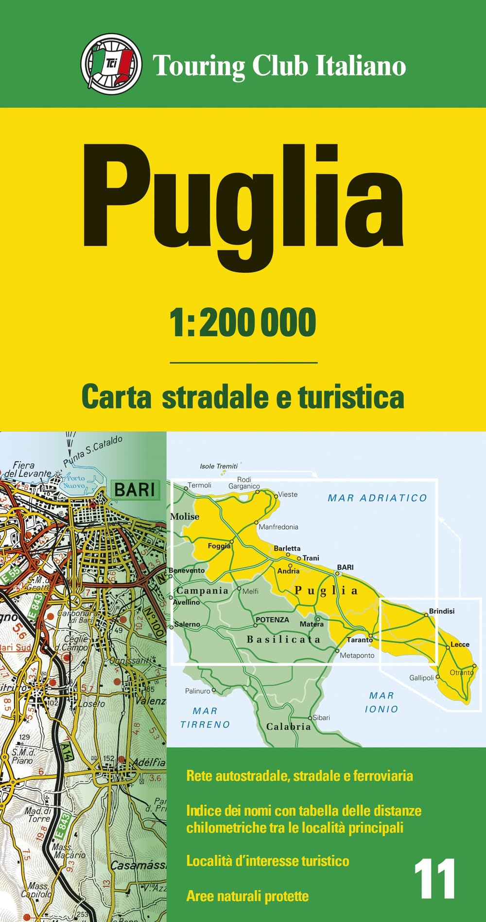Libro: Puglia 1:200.000: 11 (Carte regionali 1:200.000)