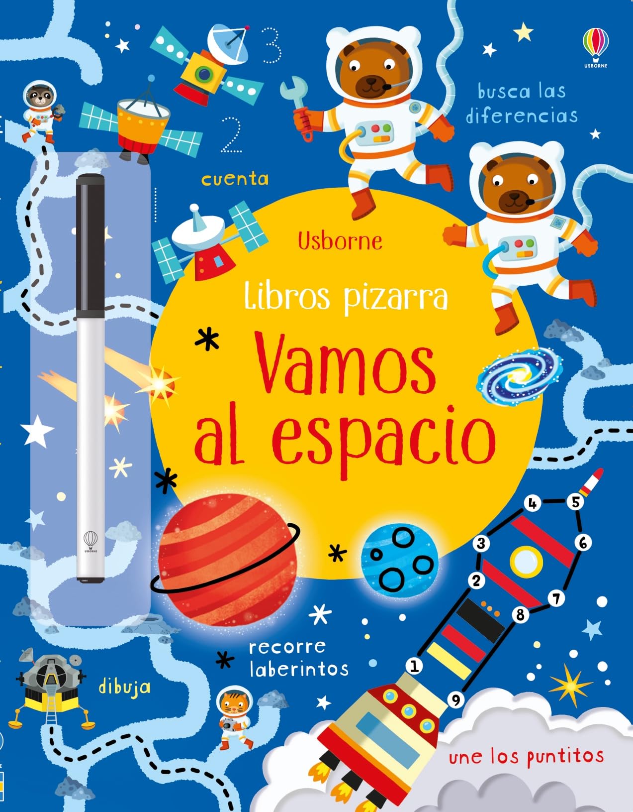 Libro: Vamos al espacio (Libros pizarra con actividades)