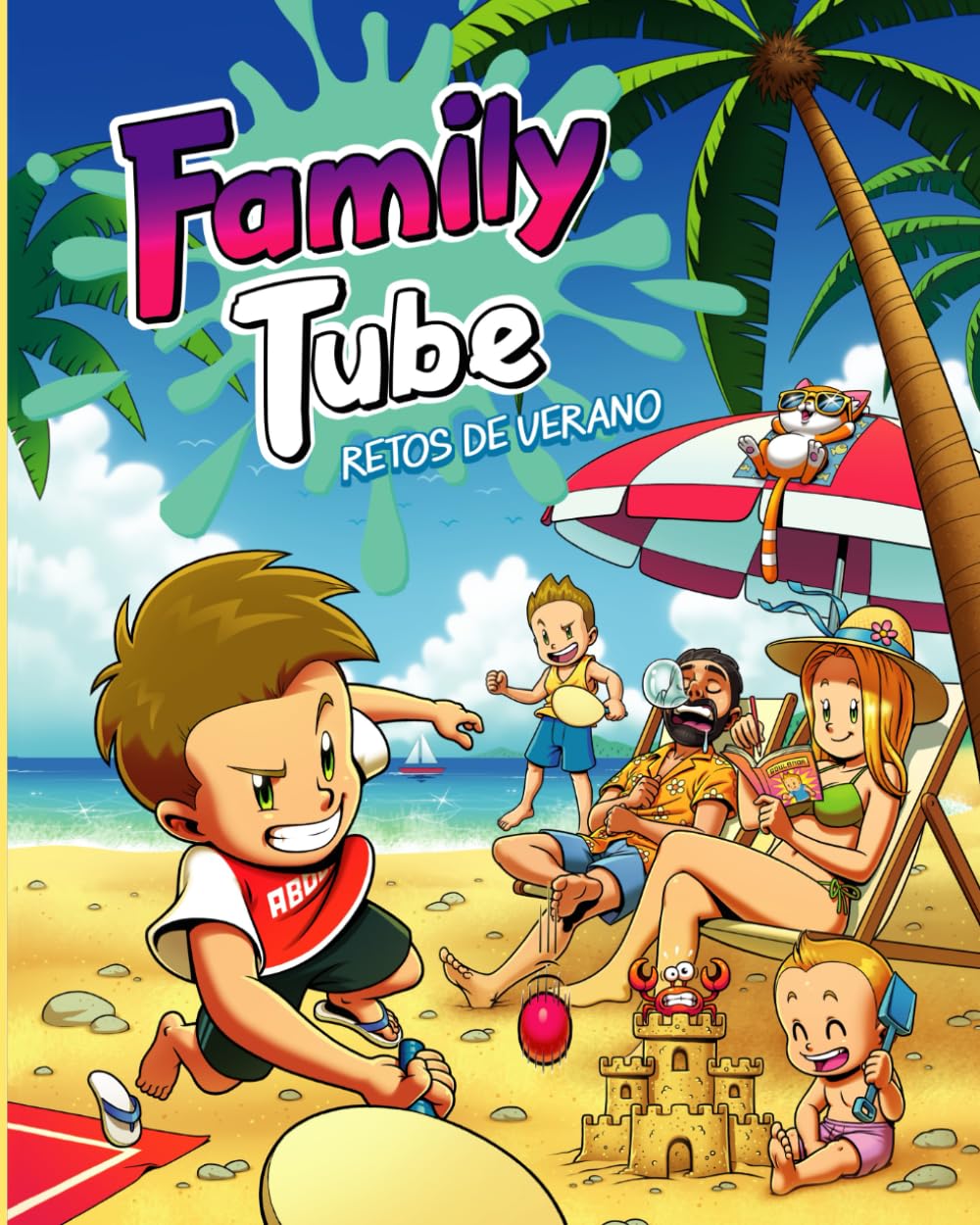 Libro: FamilyTube Retos de Verano: Libro de Actividades y Pasatiempos a Todo COLOR