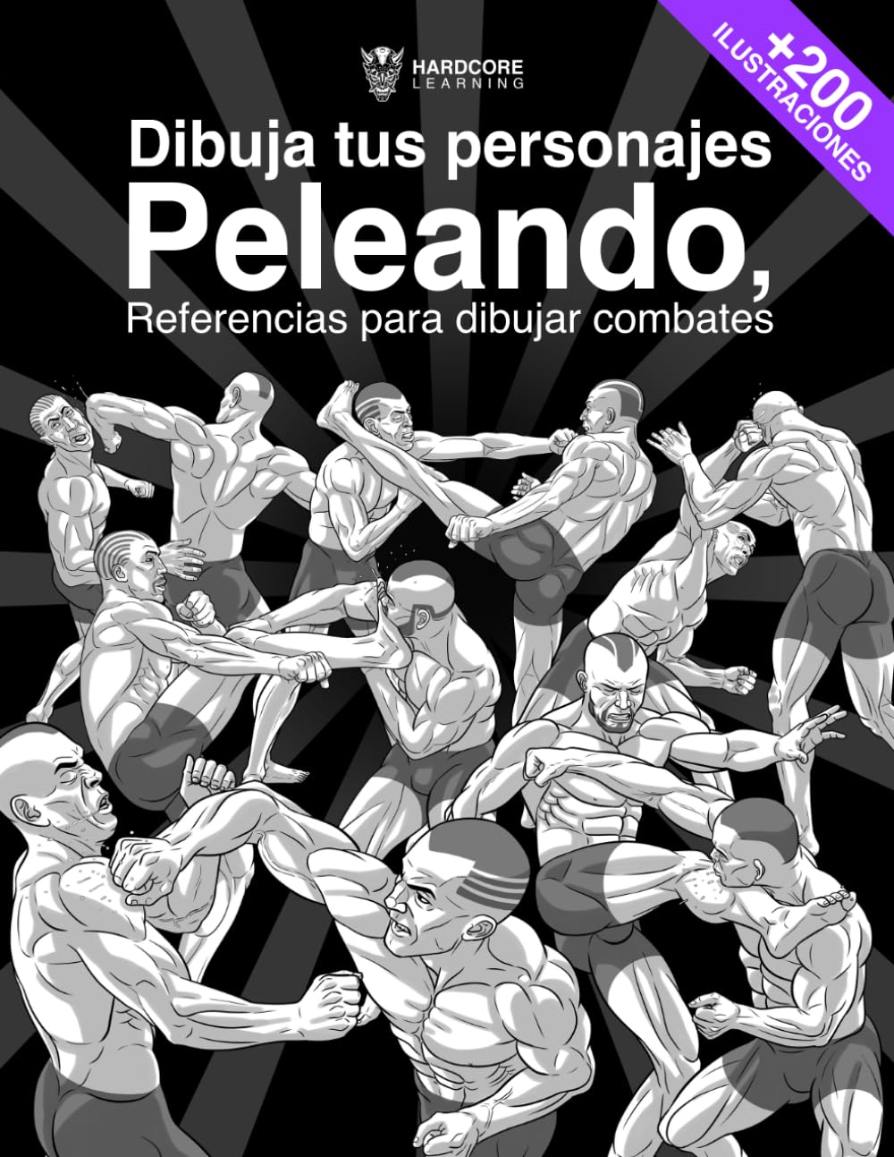 Libro: Dibuja tus personajes Peleando, Referencias para dibujar combates: Libro para artistas, aprende a dibujar a tus personajes practicando deportes de ... (Anatomía para artistas) (Spanish Edition)