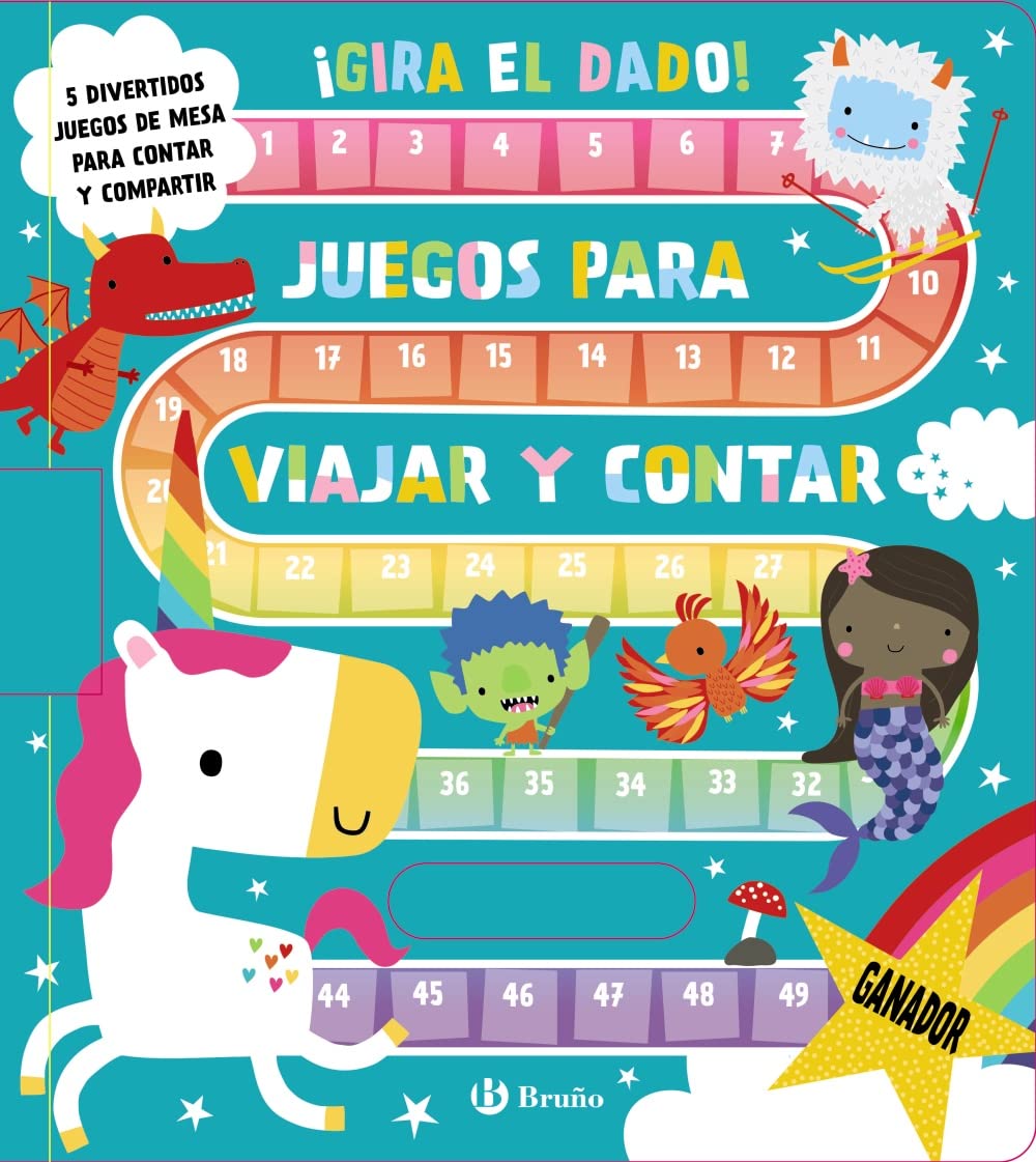 Libro: ¡Gira el dado! Juegos para viajar y contar (Castellano - A PARTIR DE 6 AÑOS - MANIPULATIVOS (LIBROS PARA TOCAR Y JUGAR), POP-UPS - Otros libros)