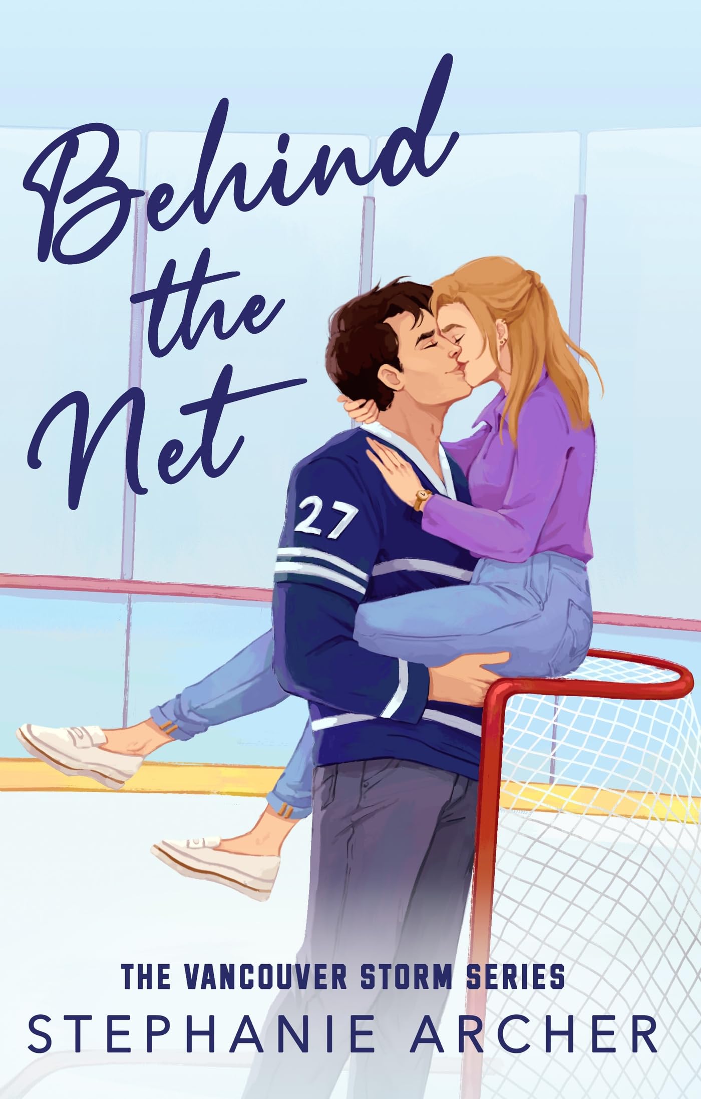 Libro: Behind The Net: A Grumpy Sunshine Hockey Romance (Vancouver Storm Book 1)