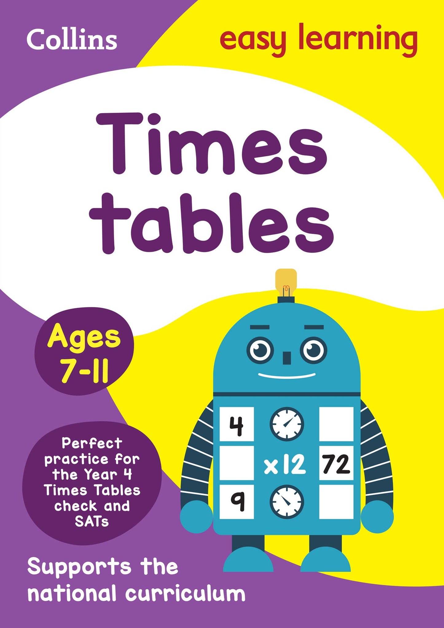 Libro: Times Tables Ages 7-11: Ideal for home learning (Collins Easy Learning KS2)