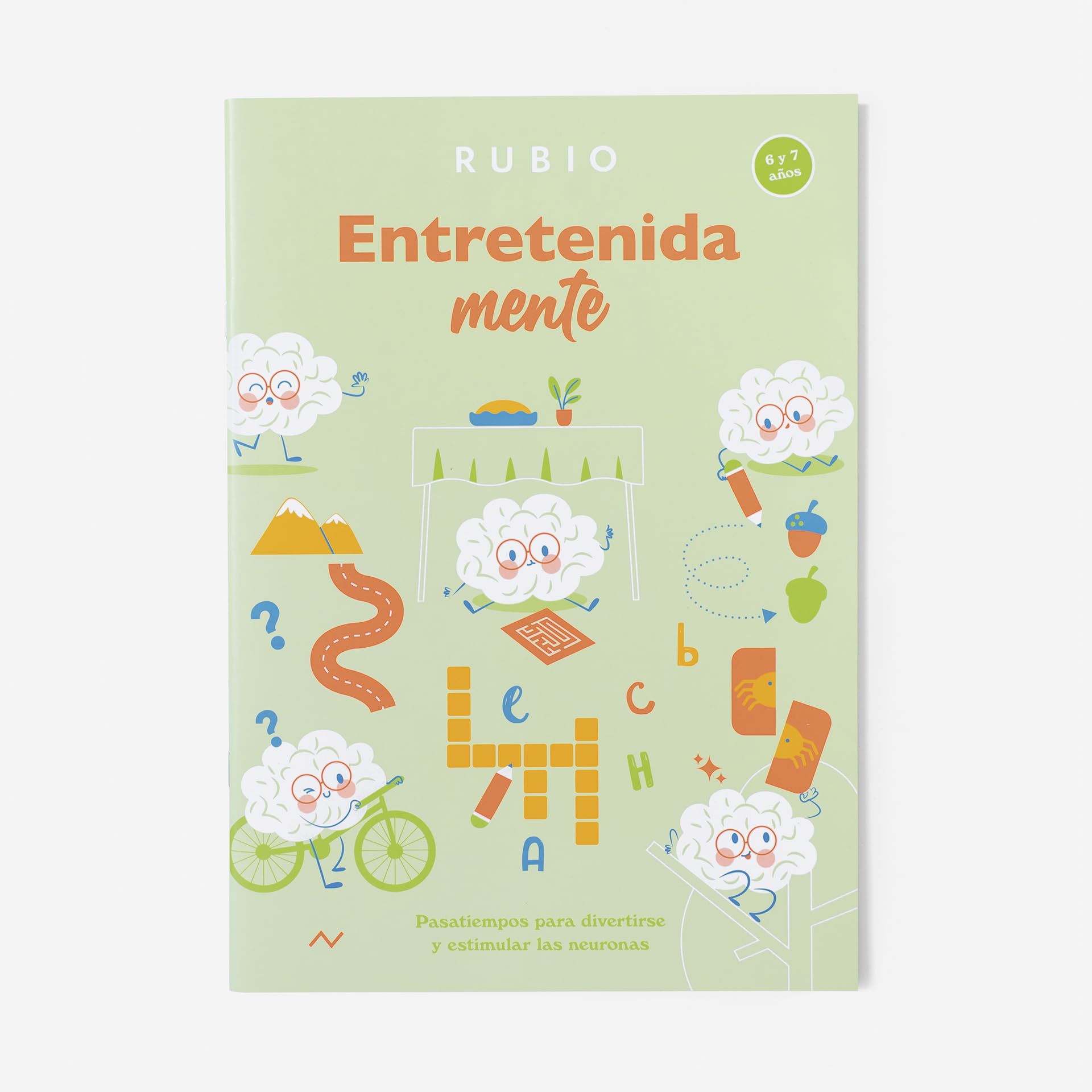 Entretenidamente 6-7 años | RUBIO | Pasatiempos para divertirse y estimular las neuronas
