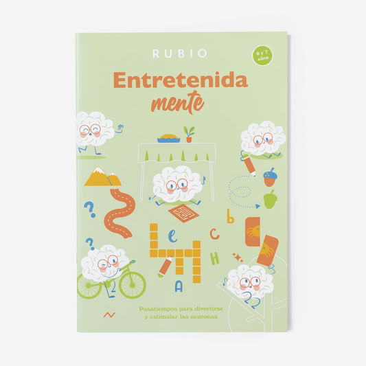 Entretenidamente 6-7 años | RUBIO | Pasatiempos para divertirse y estimular las neuronas