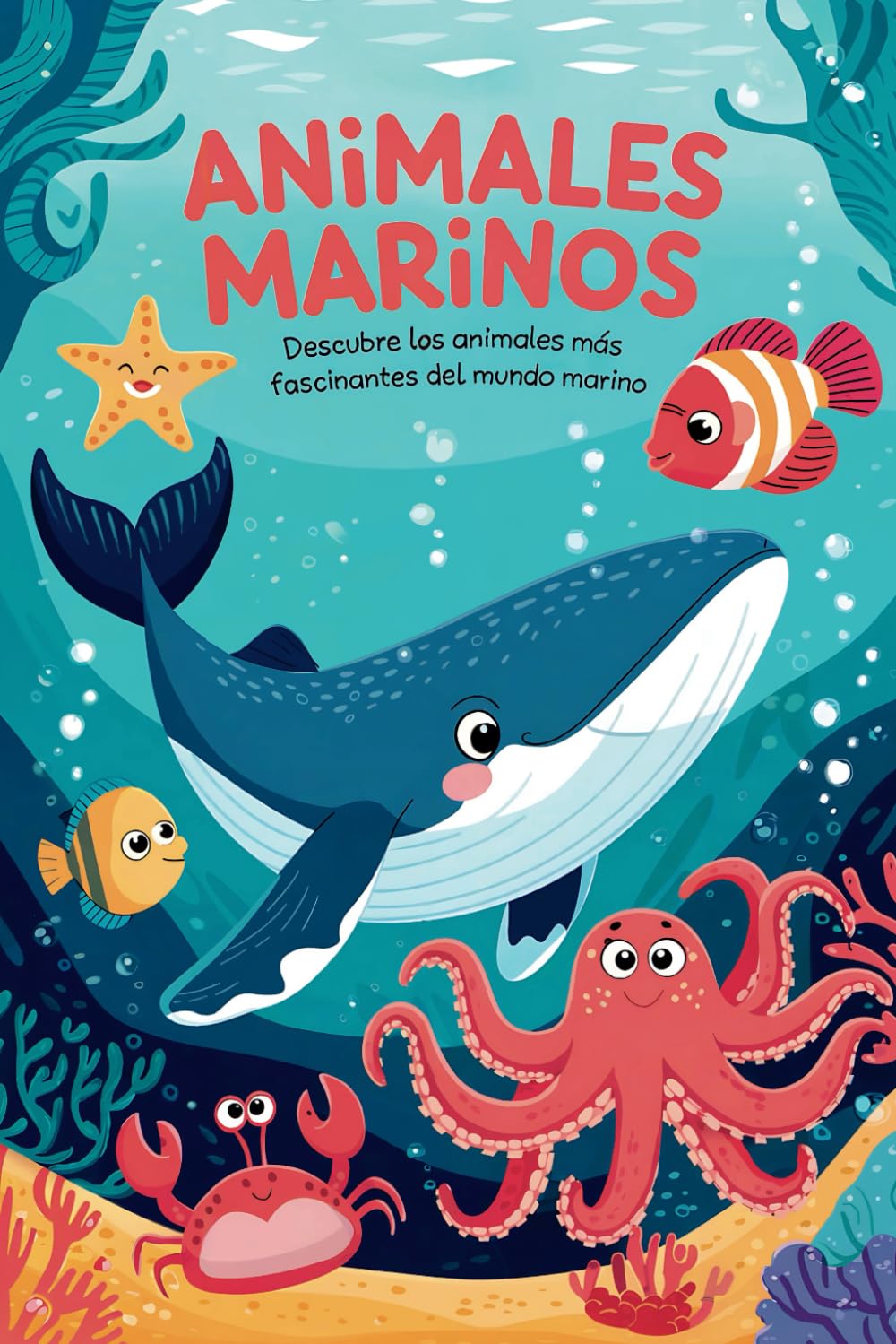 Libro: Animales Marinos: Descubre los animales más fascinantes del mundo marino. Aprende y despierta tu amor por la naturaleza (Libro de animales del mar ... de Animales para Niños) (Spanish Edition)
