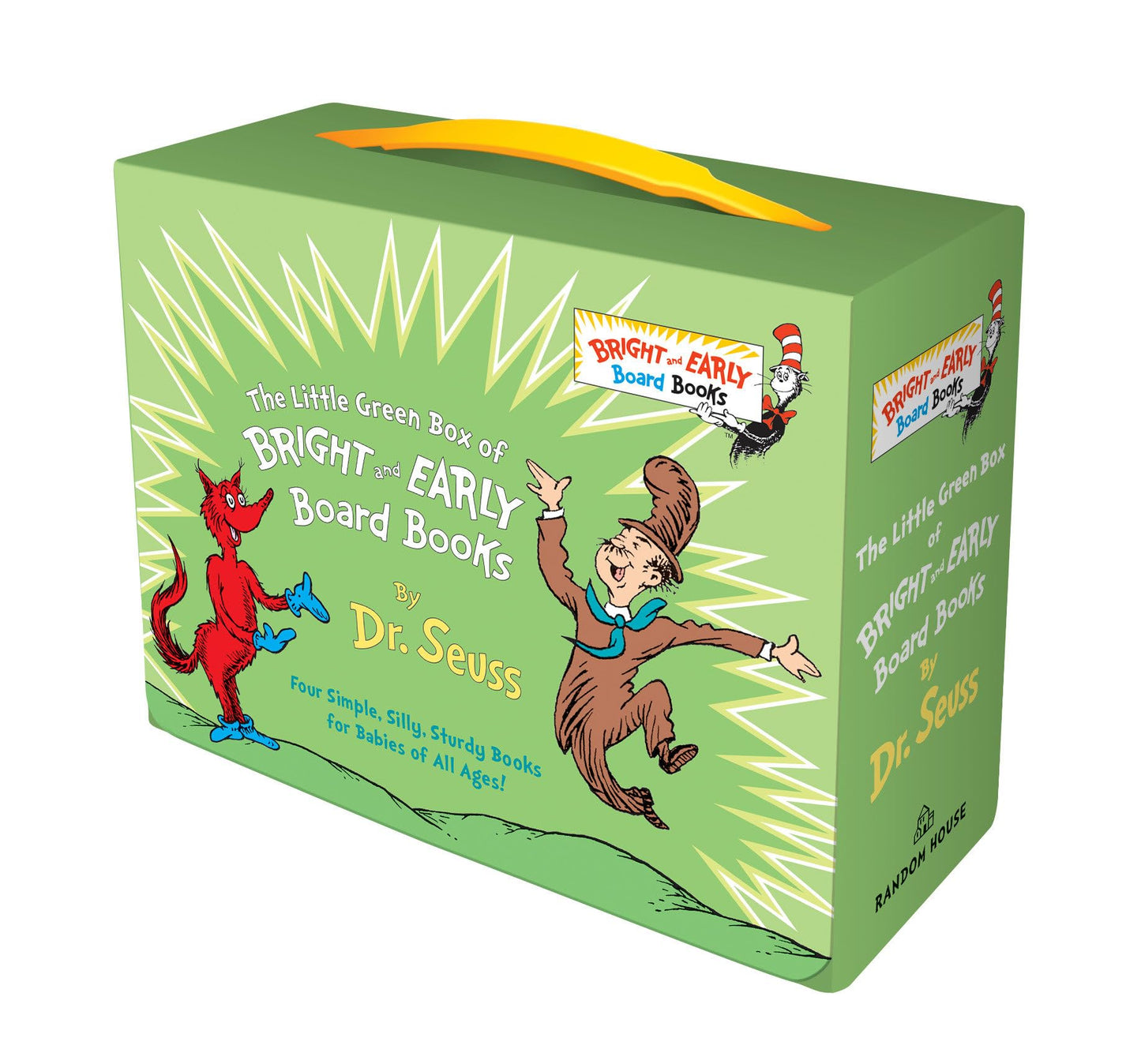 Libro: Little Green Boxed Set of Bright and Early Board Books: Fox in Socks; Mr. Brown Can Moo! Can You?; There's a Wocket in My Pocket!; Dr. Seuss's ABC