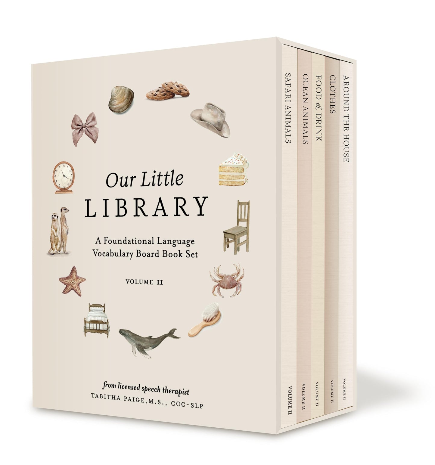 Libro: Our Little Library Vol. 2: A Foundational Language Vocabulary Board Book Set for Babies: 10 (Our Little Adventures Series)