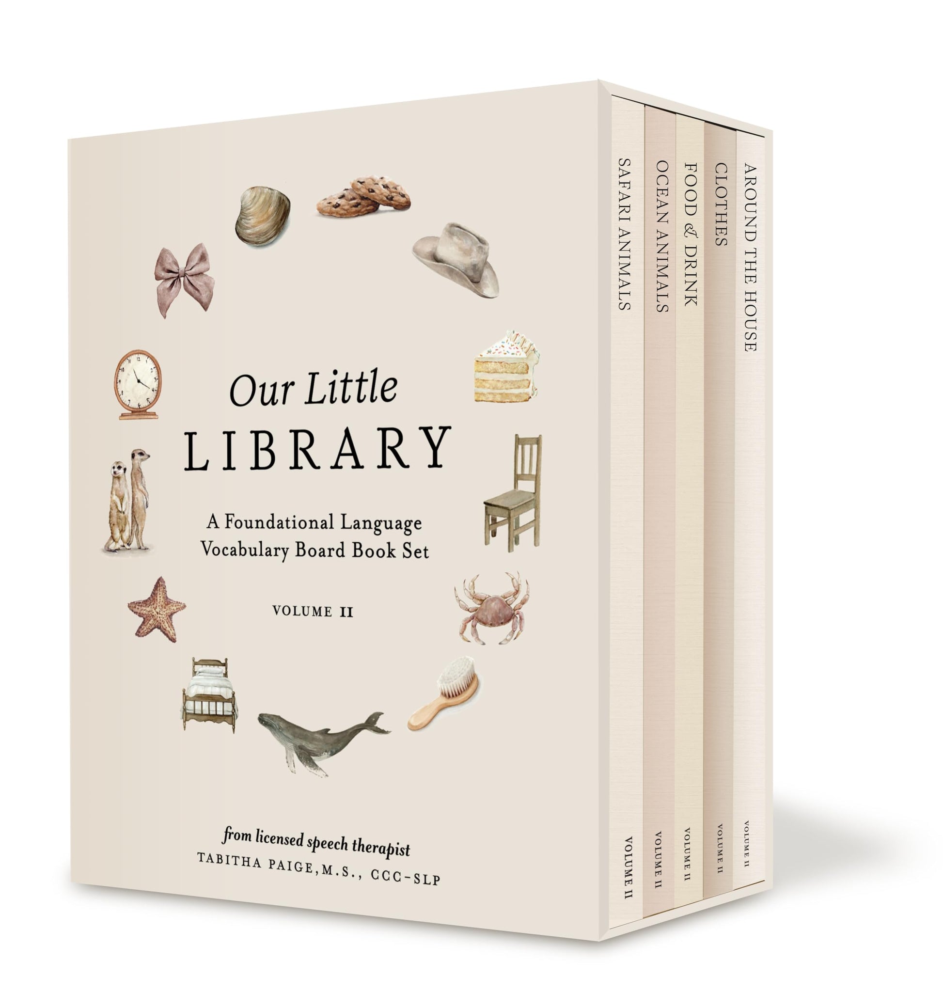 Libro: Our Little Library Vol. 2: A Foundational Language Vocabulary Board Book Set for Babies: 10 (Our Little Adventures Series)