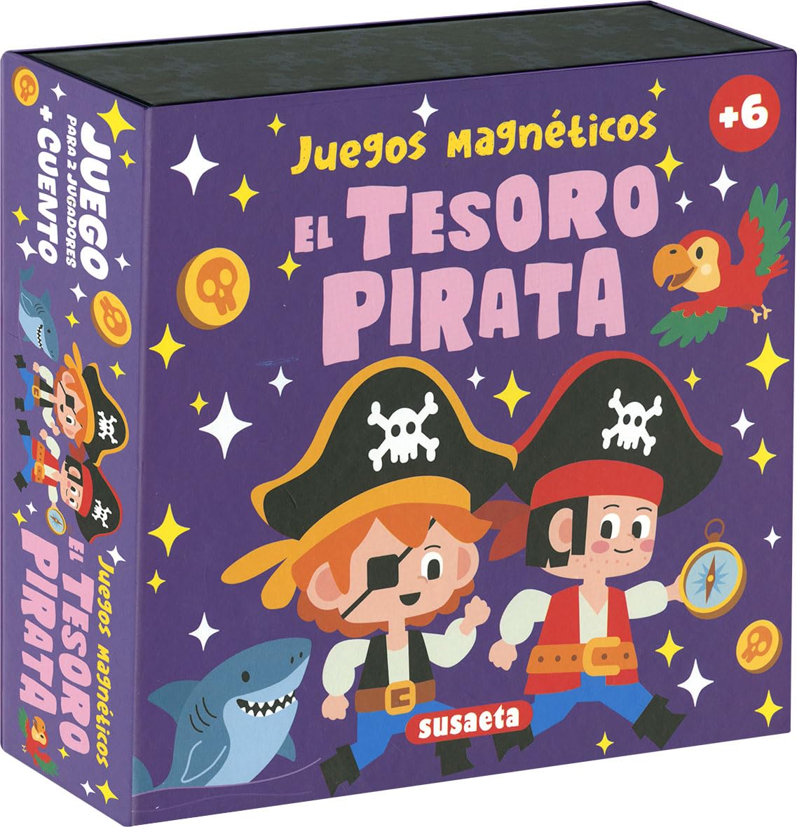 Libro: Susaeta - El tesoro pirata (Juegos magnéticos)