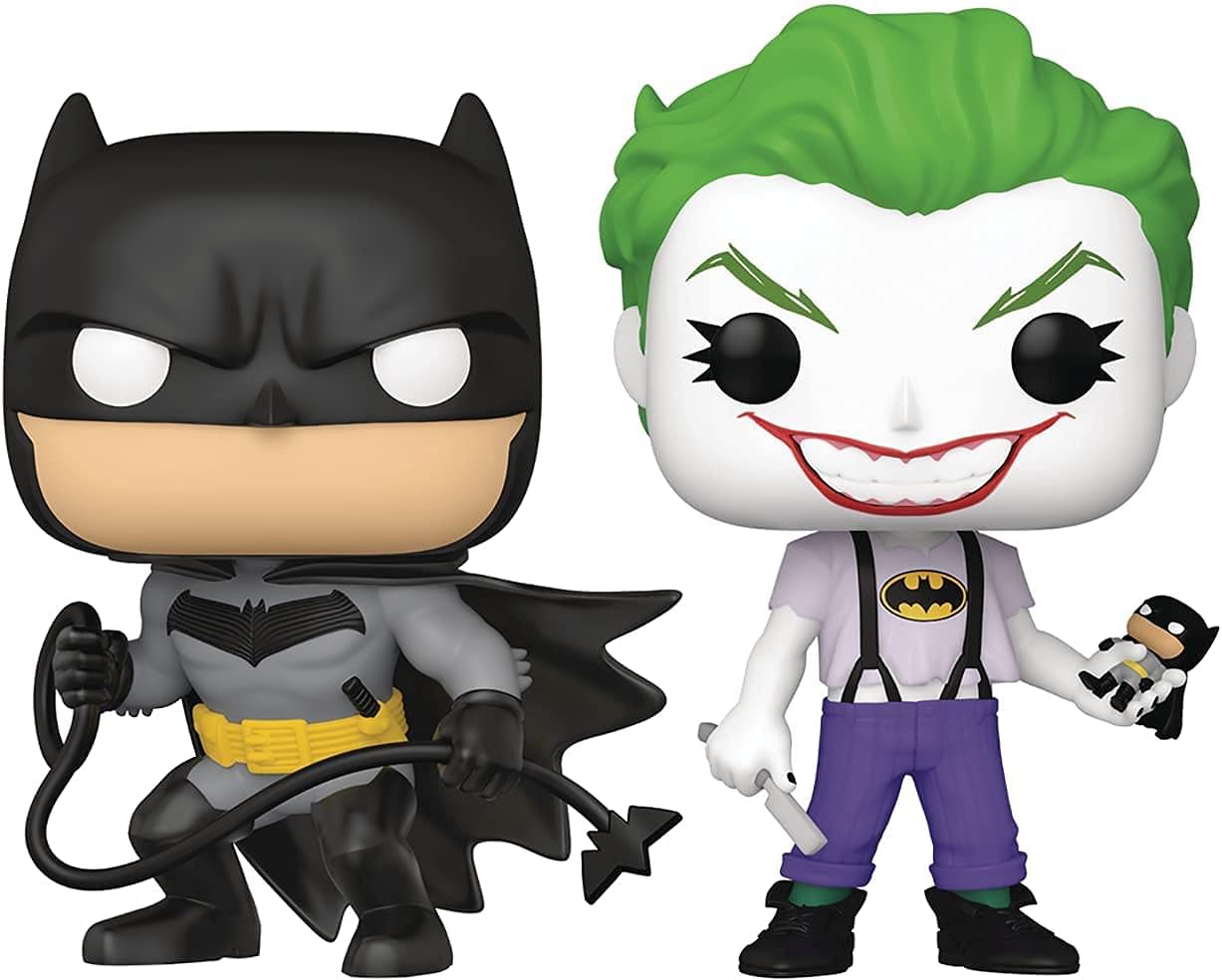 Funko Pop: San Diego Comic-Con 2021 Exclusivo Pop! DC Heroes: Batman White Knight: Batman & Joker Figura de Vinilo Pack de 2
