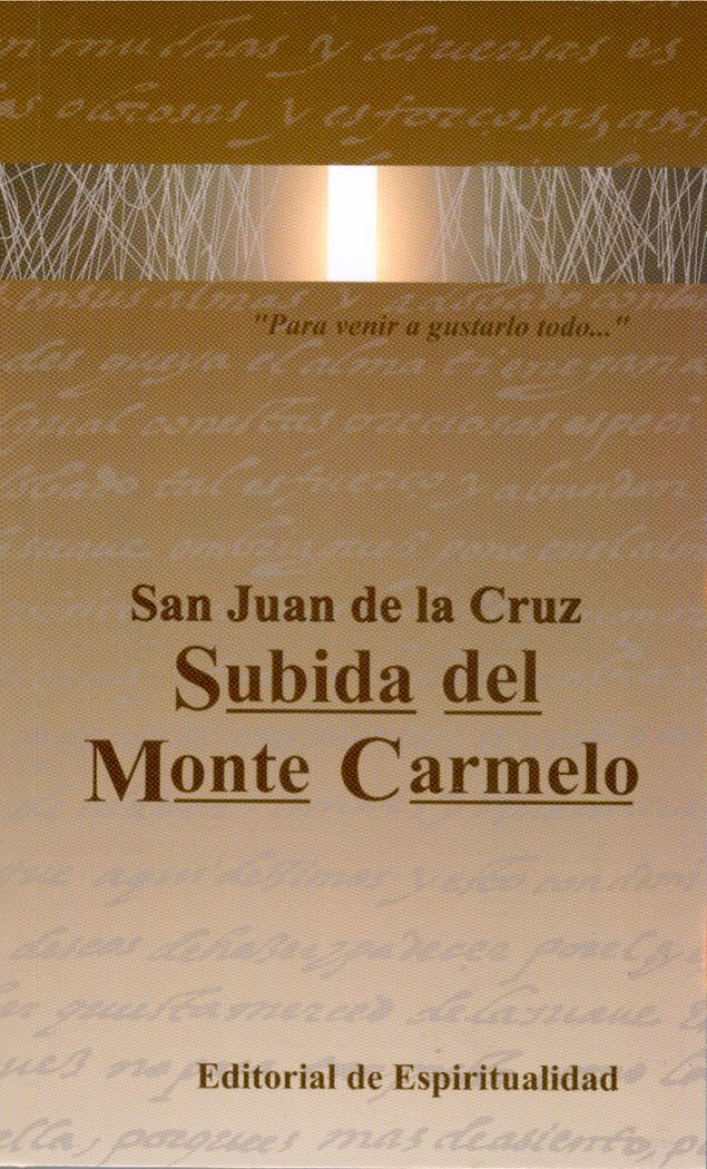 Libro: Subida del Monte Carmelo