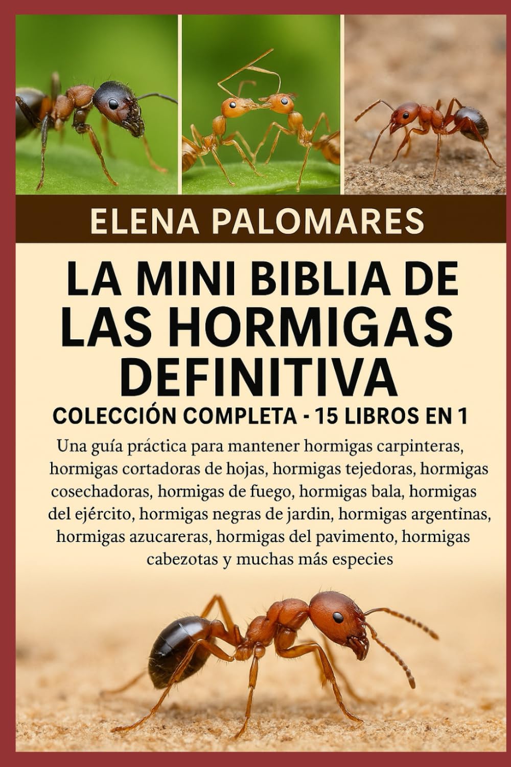 Libro: LA MINI BIBLIA DE LAS HORMIGAS DEFINITIVA: COLECCIÓN COMPLETA - 15 LIBROS EN 1: Una guía práctica para mantener hormigas carpinteras, hormigas ... de fuego, hormigas bala... (Spanish Edition)