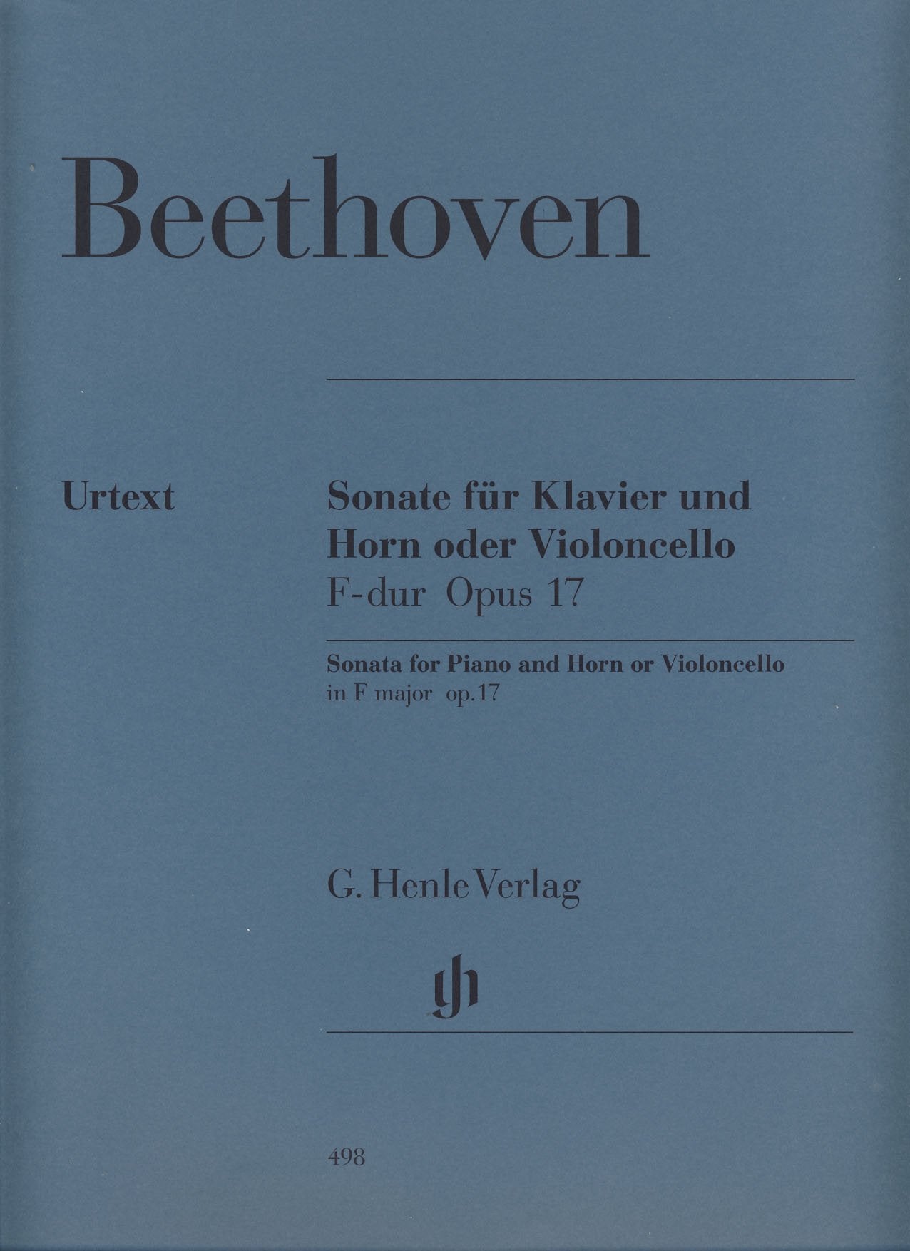 Libro: Beethoven: Horn Sonata in F Major, Op. 17