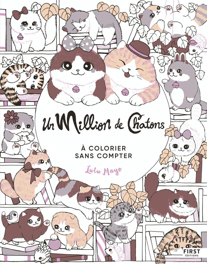 Libro: Un million de chatons: A colorier sans compter