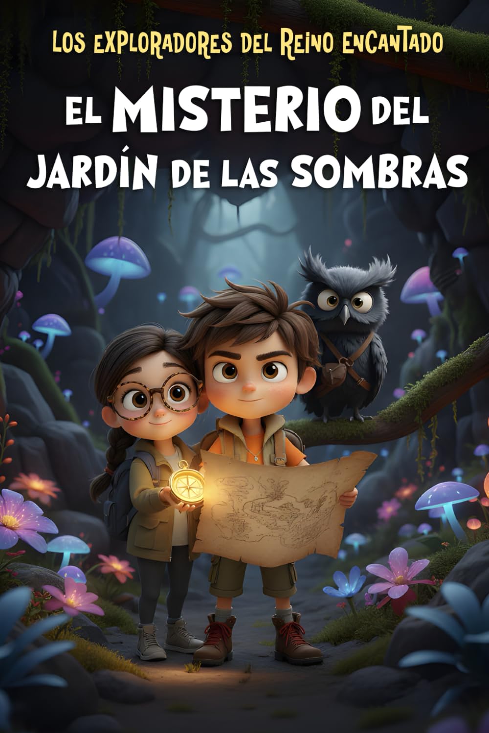 Los Exploradores del Reino Encantado - El misterio del Jardín de las Sombras: Libro infantil de aventuras mágicas y misterio para niños y niñas de 4 a 10 años