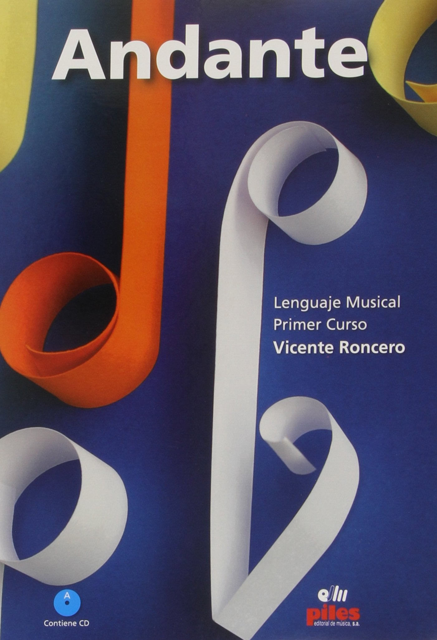 Libro: Andante, lenguaje musical 1