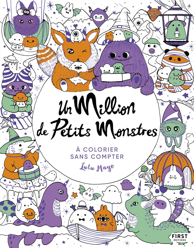 Libro: Un Million de Petits Monstres: A colorier sans compter