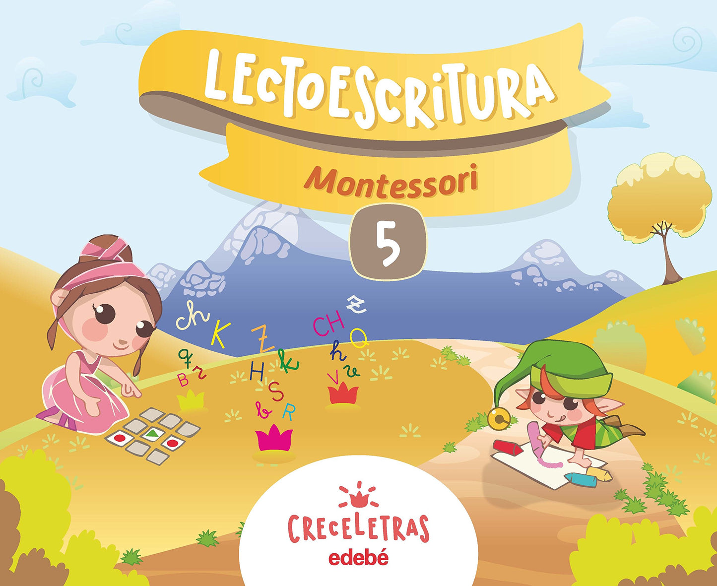 Libro: CRECELETRAS LECTOESCRITURA 5 MONTESSORI