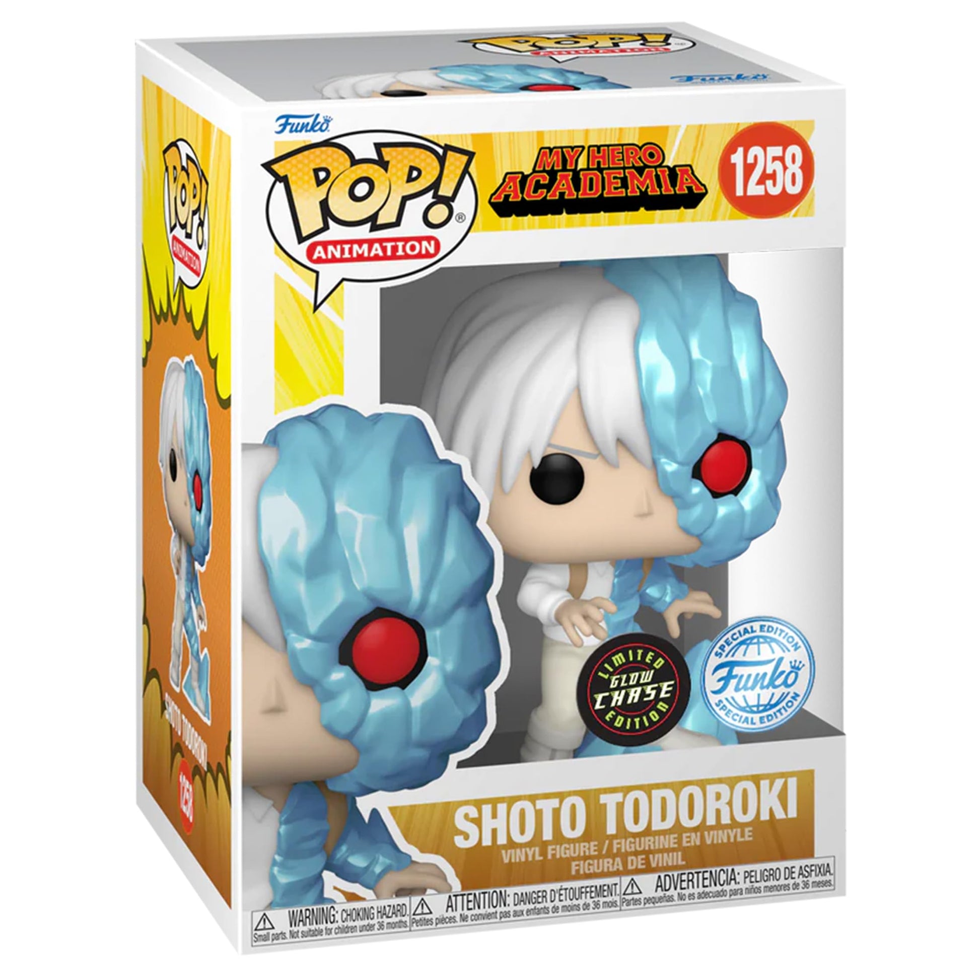 Funko Pop! Animación: Mi Academia de Héroes - Ice Shoto Todoroki Special Edition Multicolor Figura de Vinilo #1258 (Chase)
