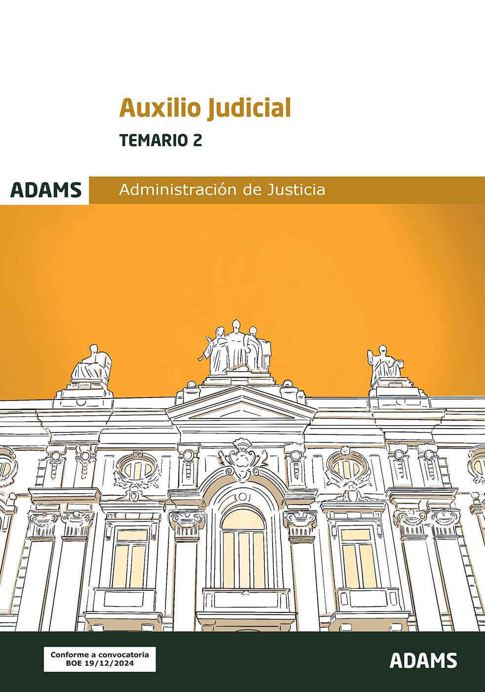 Libro: TEMARIO 2 . AUXILIO JUDICIAL (Temarios 1 y 2 Auxilio Judicial (OC))