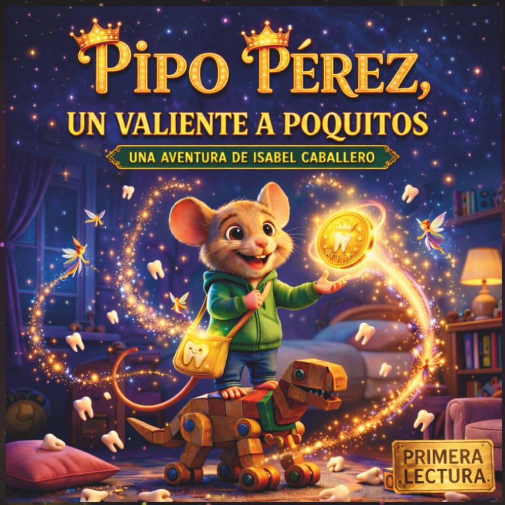 Libro: Pipo Pérez, un valiente a poquitos: Un cuento del Ratoncito Pérez para superar el miedo paso a paso. (Lectura recomendada 4-8 años)