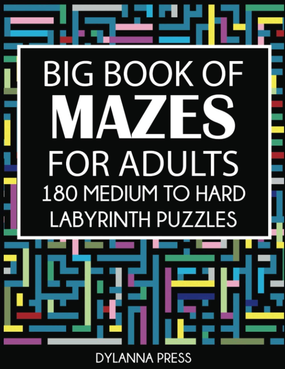 Libro: Big Book of Mazes for Adults: 180 Medium to Hard Labyrinth Puzzles