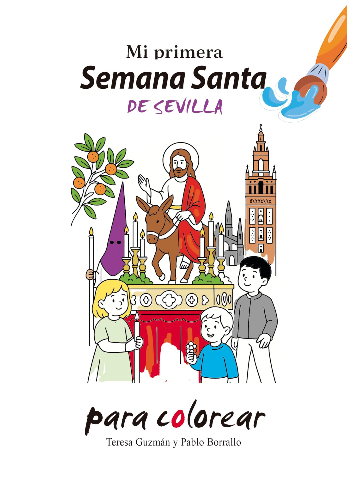 Libro: Mi primera Semana Santa de Sevilla para colorear
