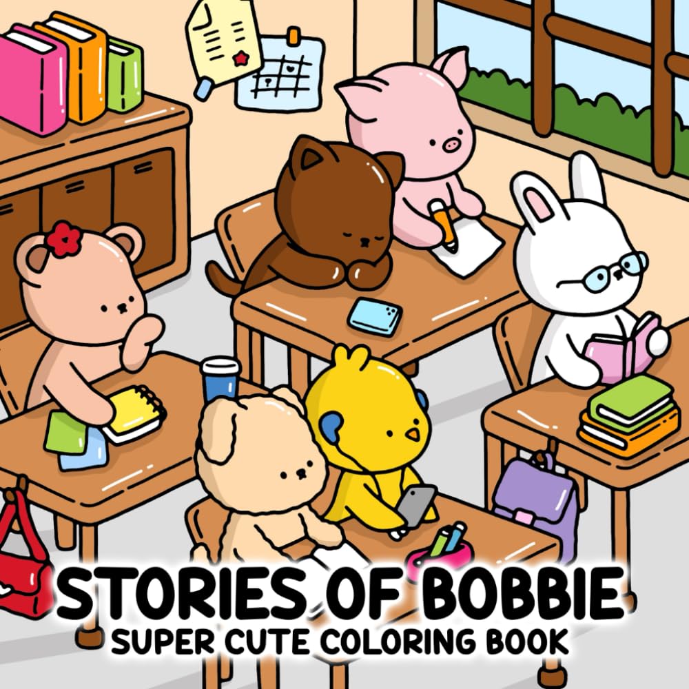 Libro: Stories of Bobbie: Super Cute Coloring Book with Heartwarming Scenes from Bobbie’s Daily Adventures