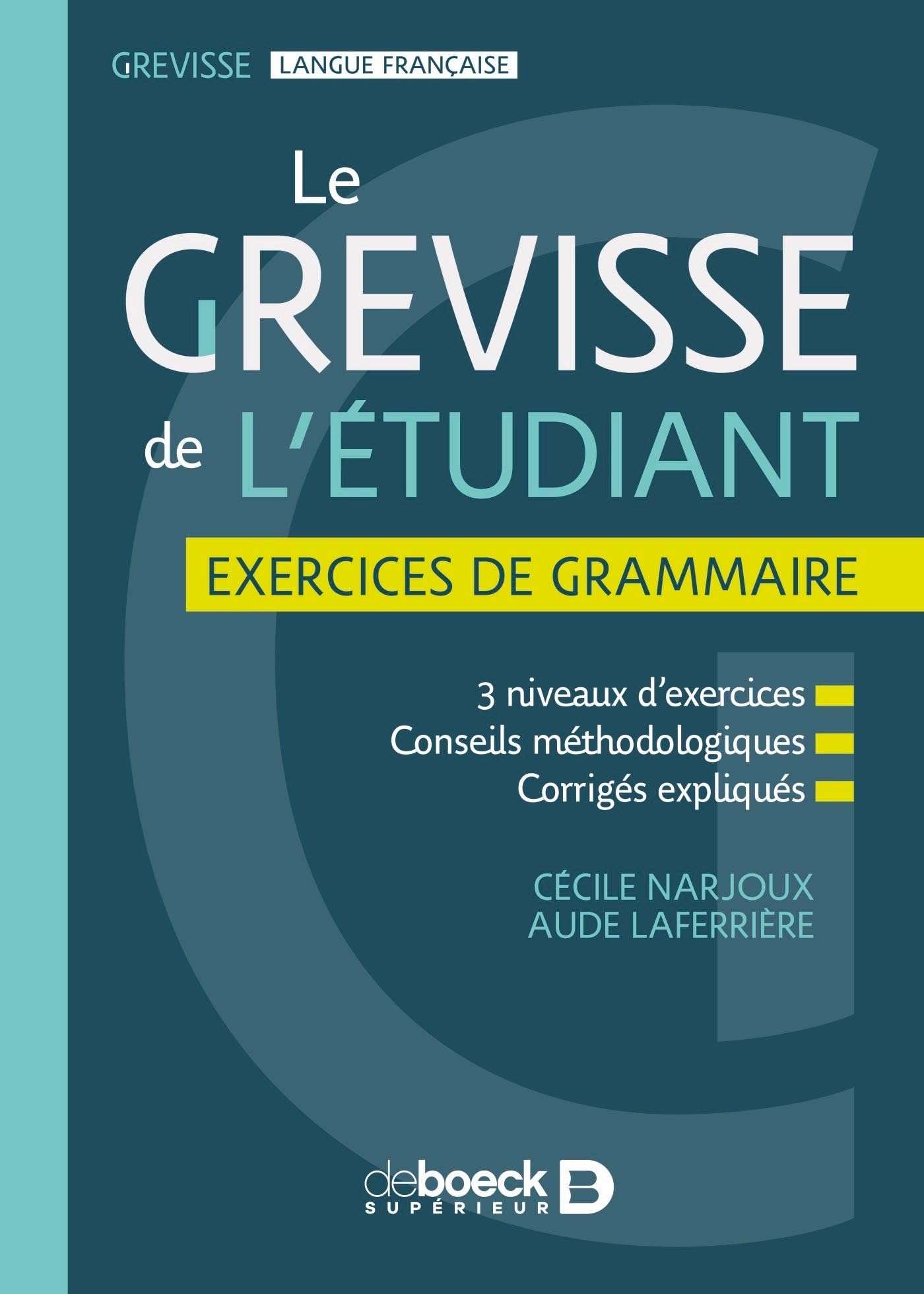 Libro: Le Grevisse de l'étudiant: Exercices de grammaire